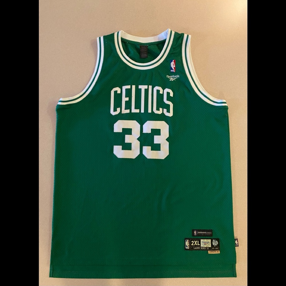 COPY - COPY - Hardwood classics Vintage NBA  Larry Bird 33  Boston Celtics  2XL…